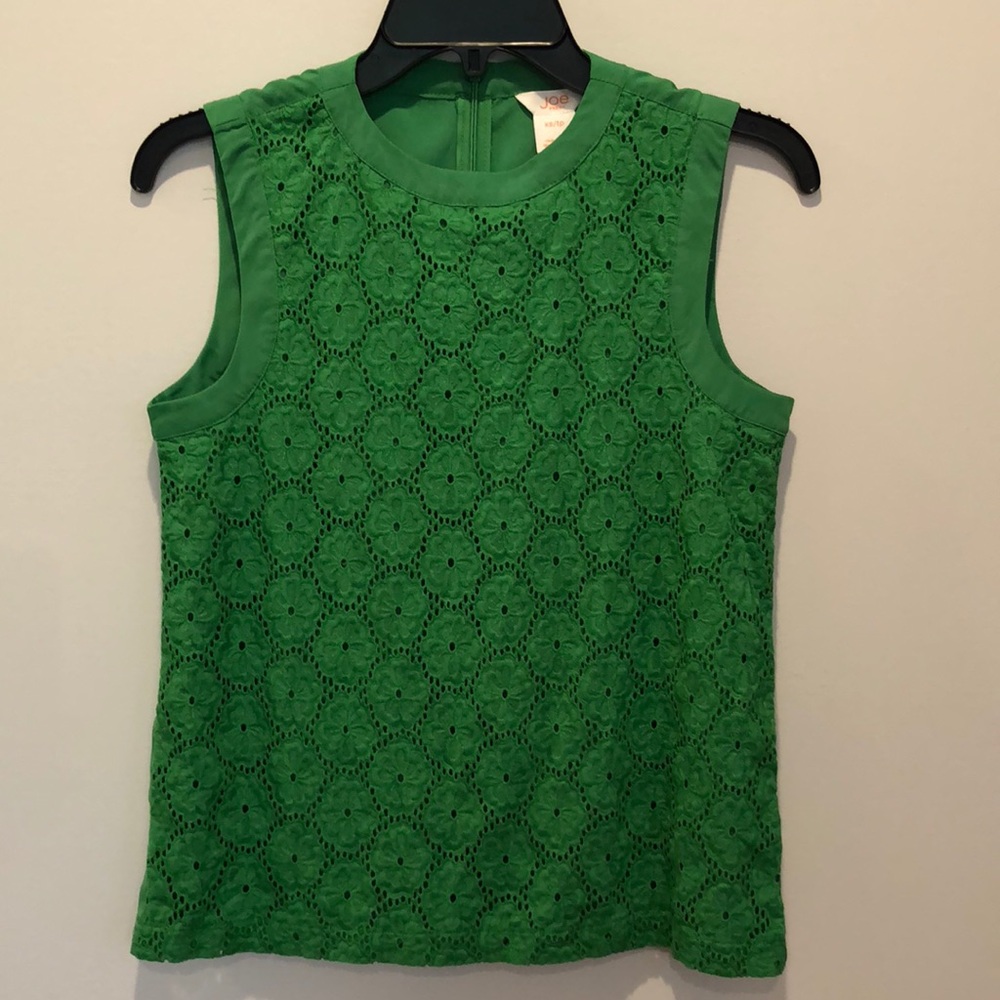 Joe Fresh Green Sleeveless Top